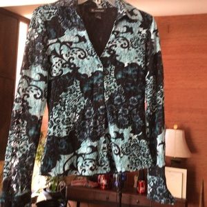 INC | Lined, Lace Blouse